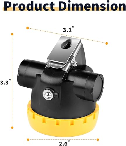 Miniatura 5 de Bombilla LED para minería de carbón BK2000 para faros delanteros de minería de explosión impermeable con tapa de seguridad recargable grifo para