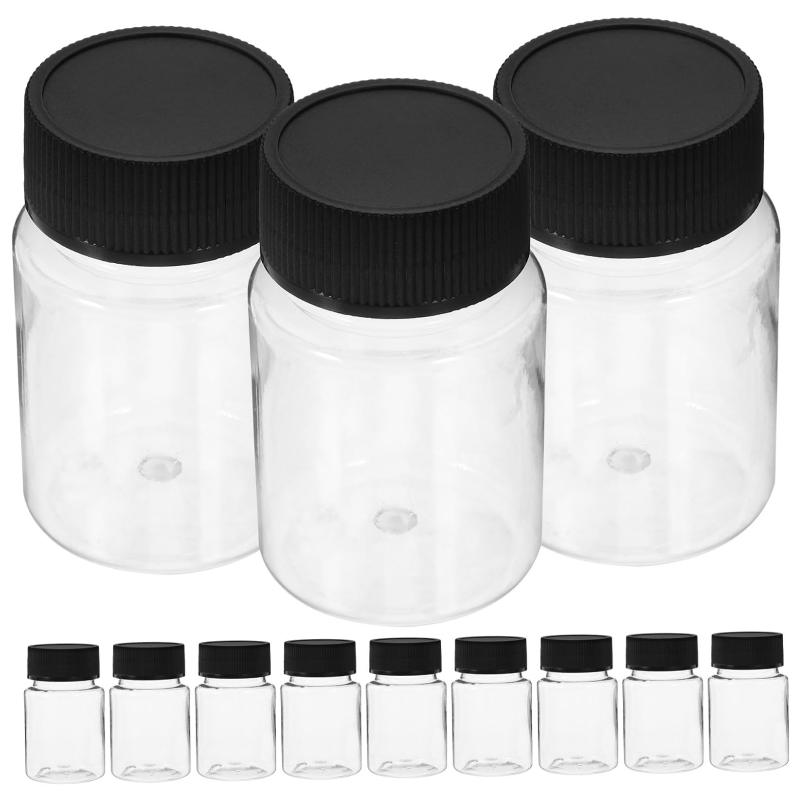 60stücke Transparente Sampling-flaschen Mit Breiter Öffnung Und Schraubverschluss Für Probenentnahme Und Sichtbarkeit Von Inhalten