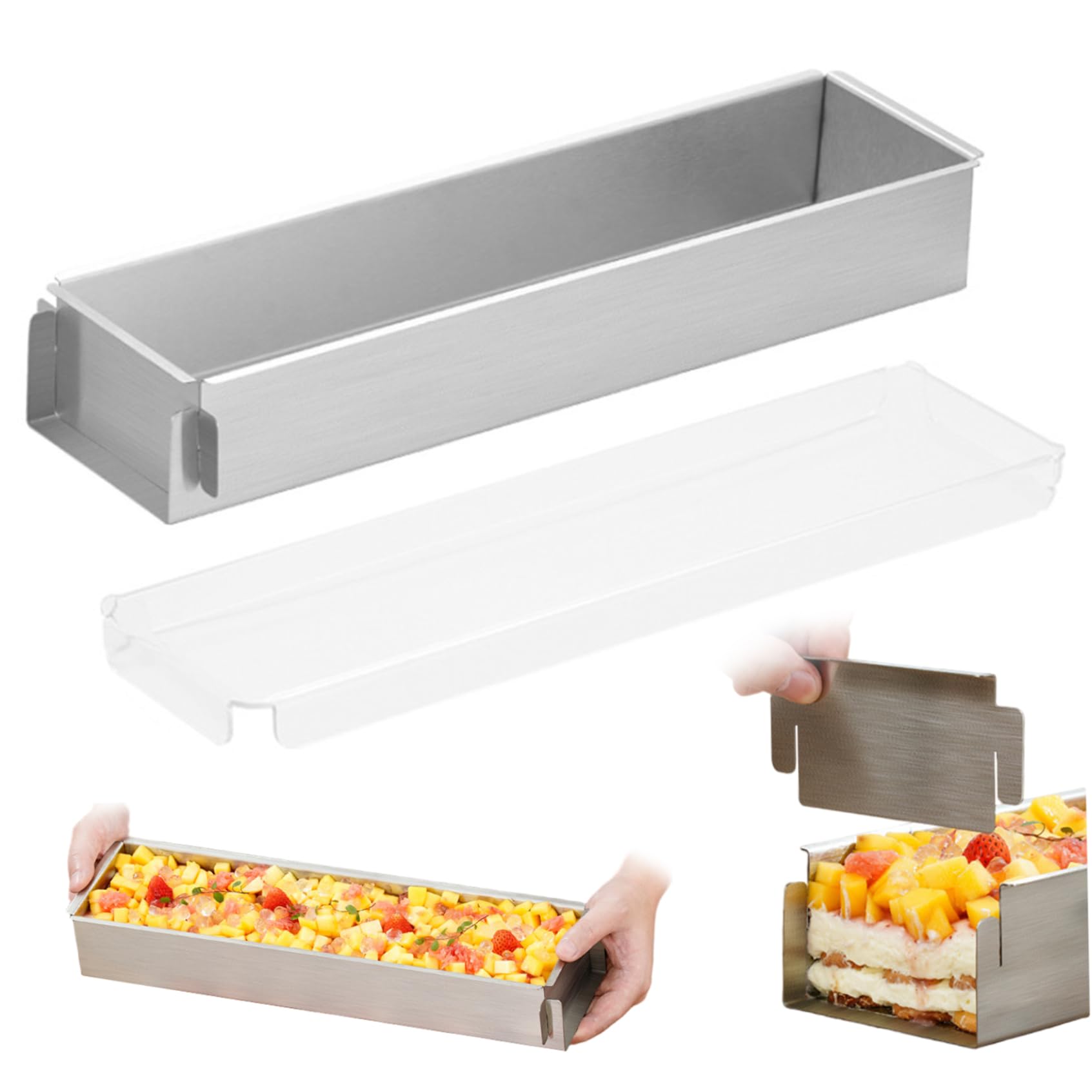 Moule à gâteau rectangulaire : démoulage réussi sans coller