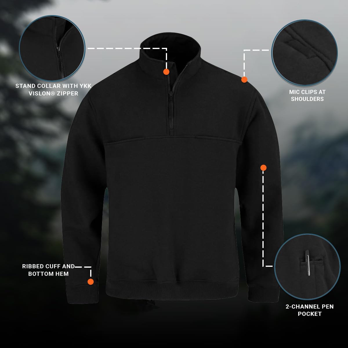 Propper - Camiseta de Tirantes para Hombre con Cremallera 1/4