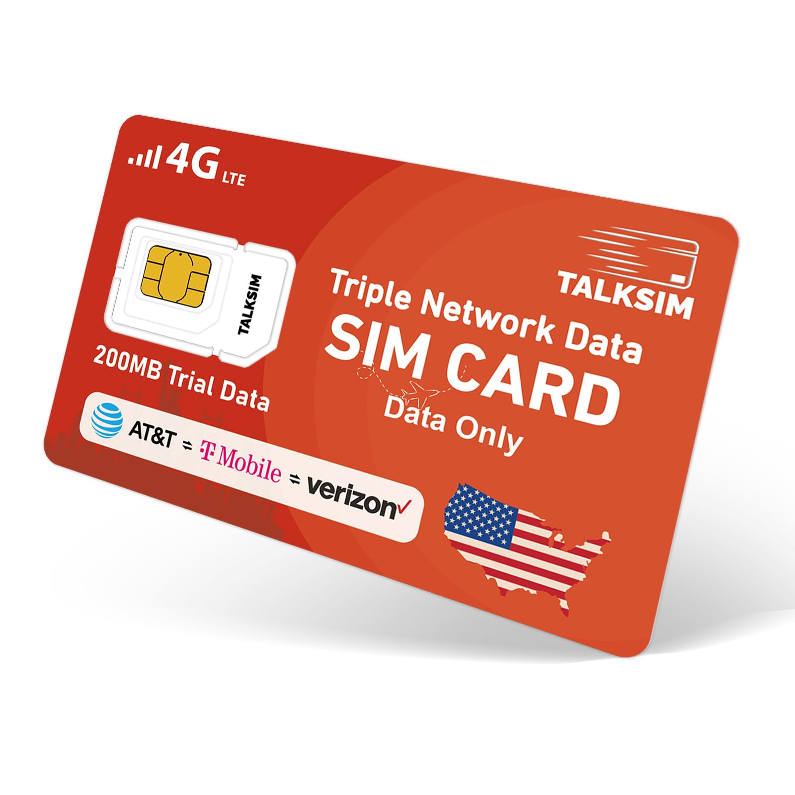 $5 Prepaid Smart Watch SIM Card Kit for 5G 4G LTE Smartwatch, 200MB Data Included, Data Plans Starting at $4/mo, USA Coverage, Compatible with Unlocked IOT Devices, No Contract