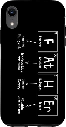 Periodic Table of Elements Dad Case for iPhone XR