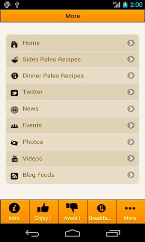 Paleo Food – vue 3