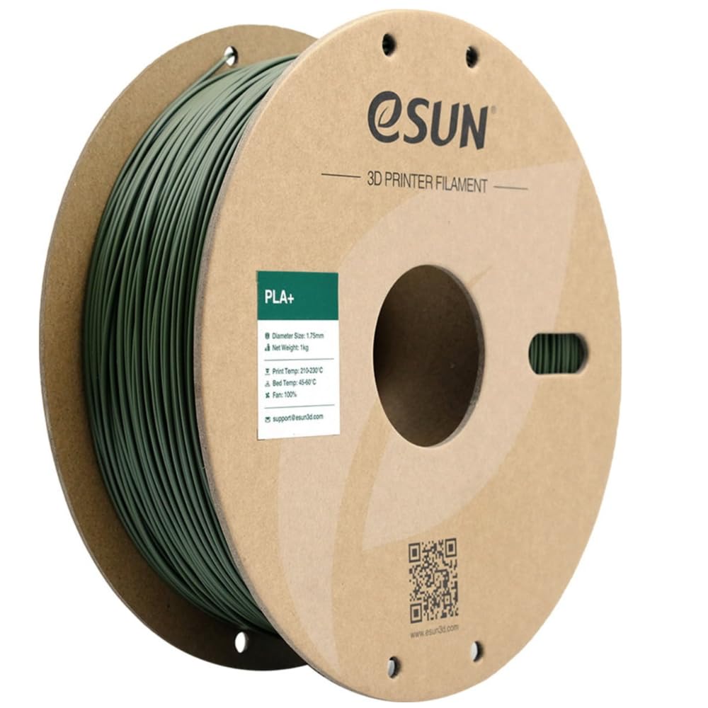 3IDEA e-Sun PLA+ 3D Printing Filament Olive Green,1.75mm, Net Weight-1kg-picture-27