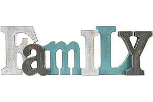 Wooden Letters Family Table Decor