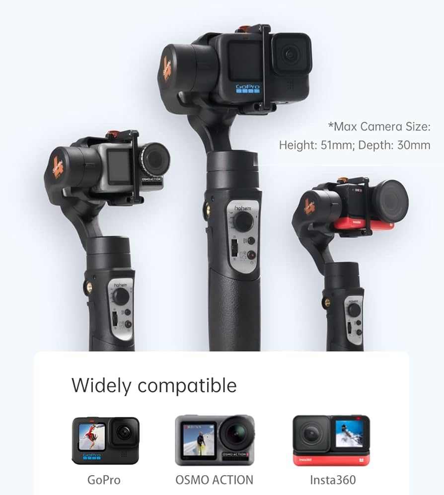 Hohem　iSteadyPro4 3-Axis Gimbal Stabilizer for Gopro Action Camera: iSteady Pro4