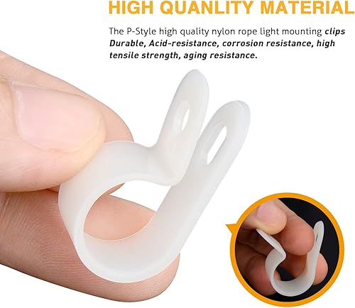 Miniatura 3 de 12pulgadas. Broches de montaje estilo P para luces, pack de 50 unidades