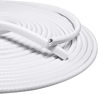 U Shape Edge Trim Rubber Strip Seal Protector Car Door Edge Guard for Most Cars (16 ft/5 m, White)
