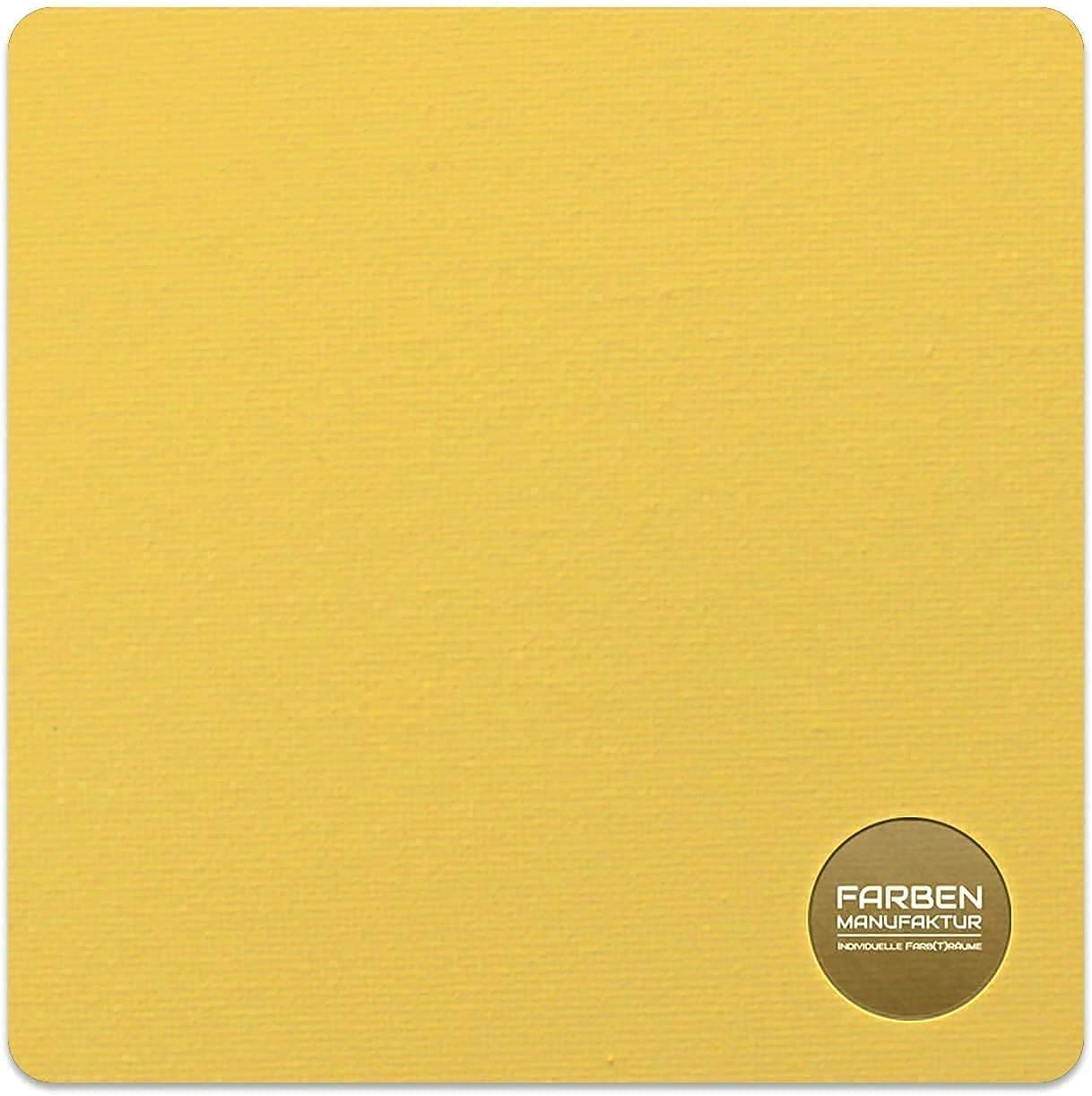 Pintura de pared para interior (1 litro, gran opacidad, sin disolventes), color amarillo