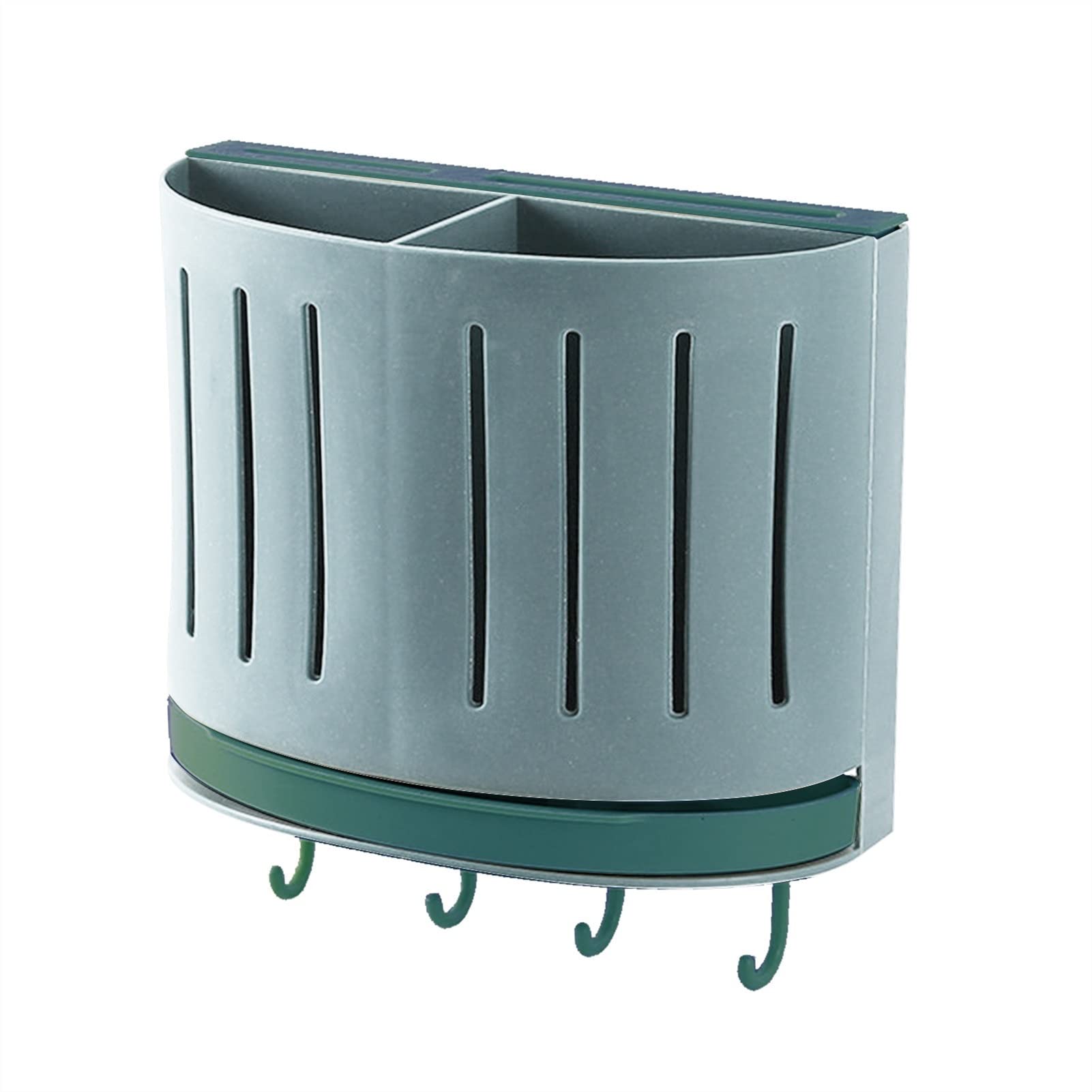 Porta Utensilios Cuchara Palillos Horquilla Caja de Almacenamiento Rack multifunción Cubiertos de Cubiertos Cocina encimera Caja de Cubiertos Titular Soporte de Utensilios Cocina(Color:C)