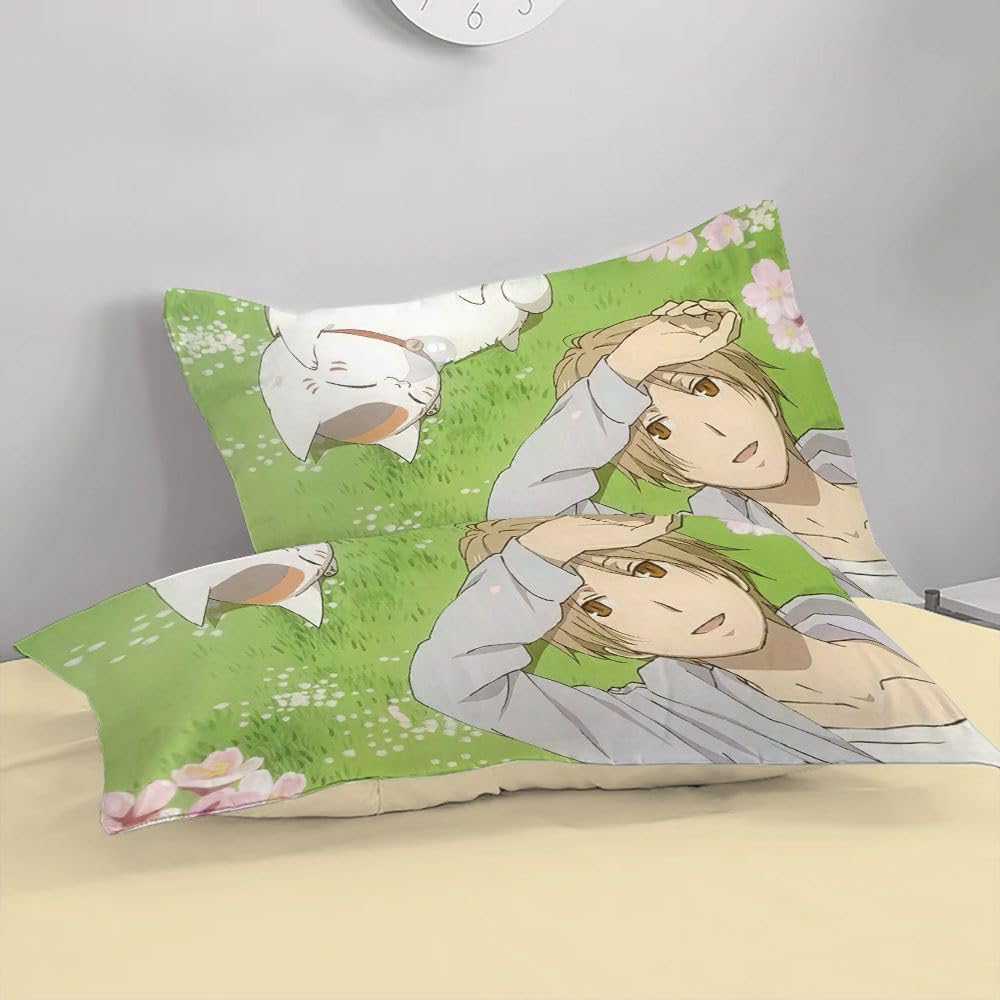 夏目友人帳 掛けふとんカバー 枕カバー Amazon｜夏目友人帳 シングルサイズ アニメ柄寝具カバー3点