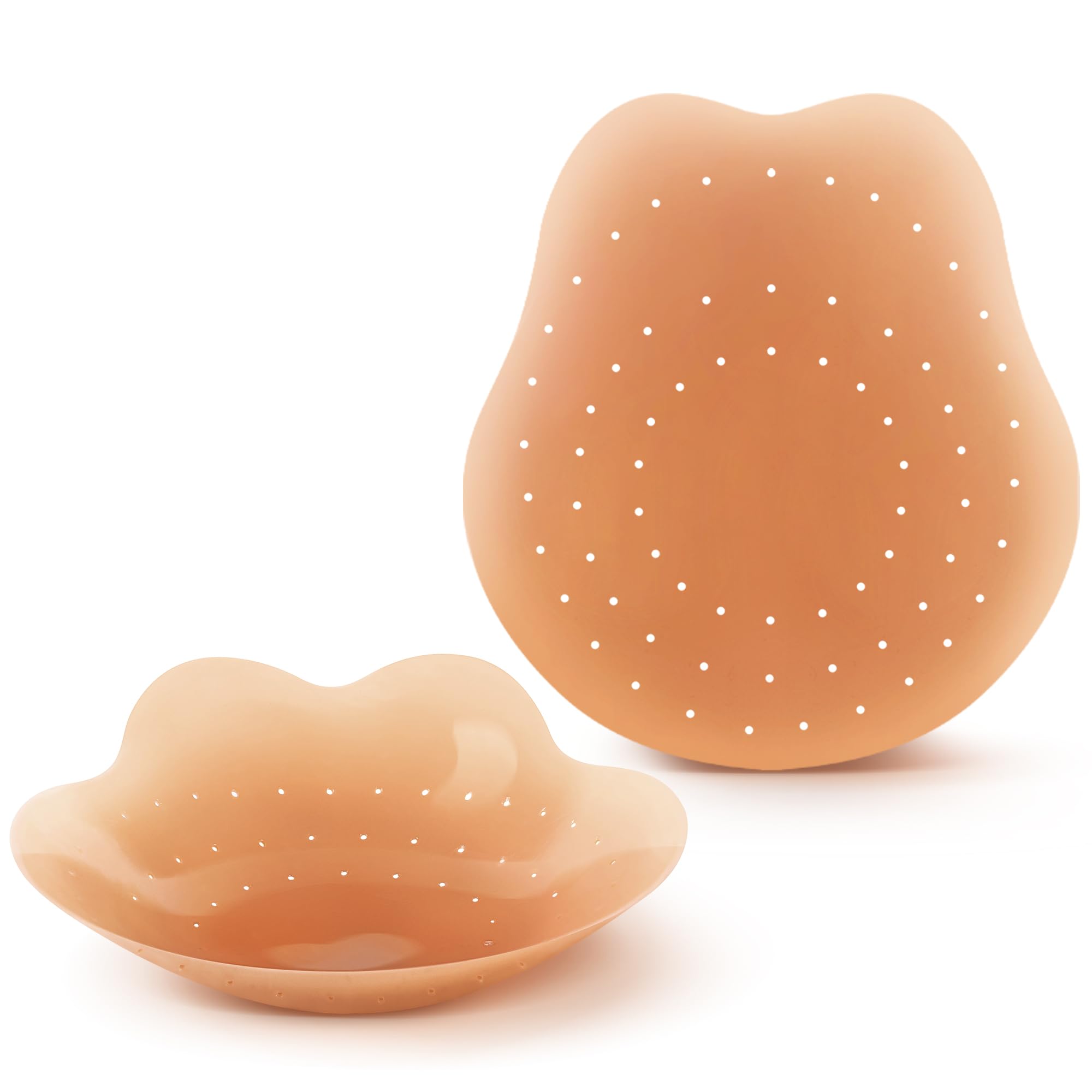 2024 Nipple Covers with Lifting and Breathable Holes Silicone Reusable Sticky Nipple Pasties Waterproof Ultra Thin-image-20