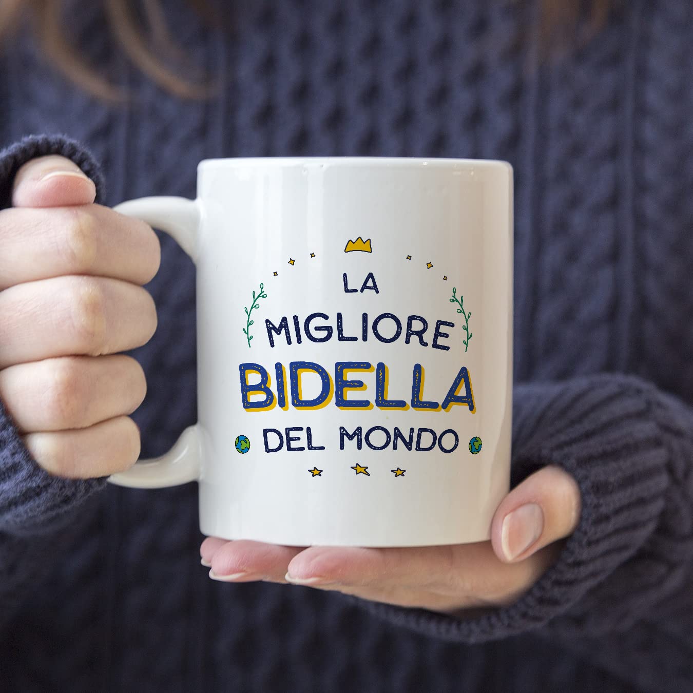 Tazza in ceramica per BIDELLA donna 11 oz / 350 ml - Idea regalo compleanno