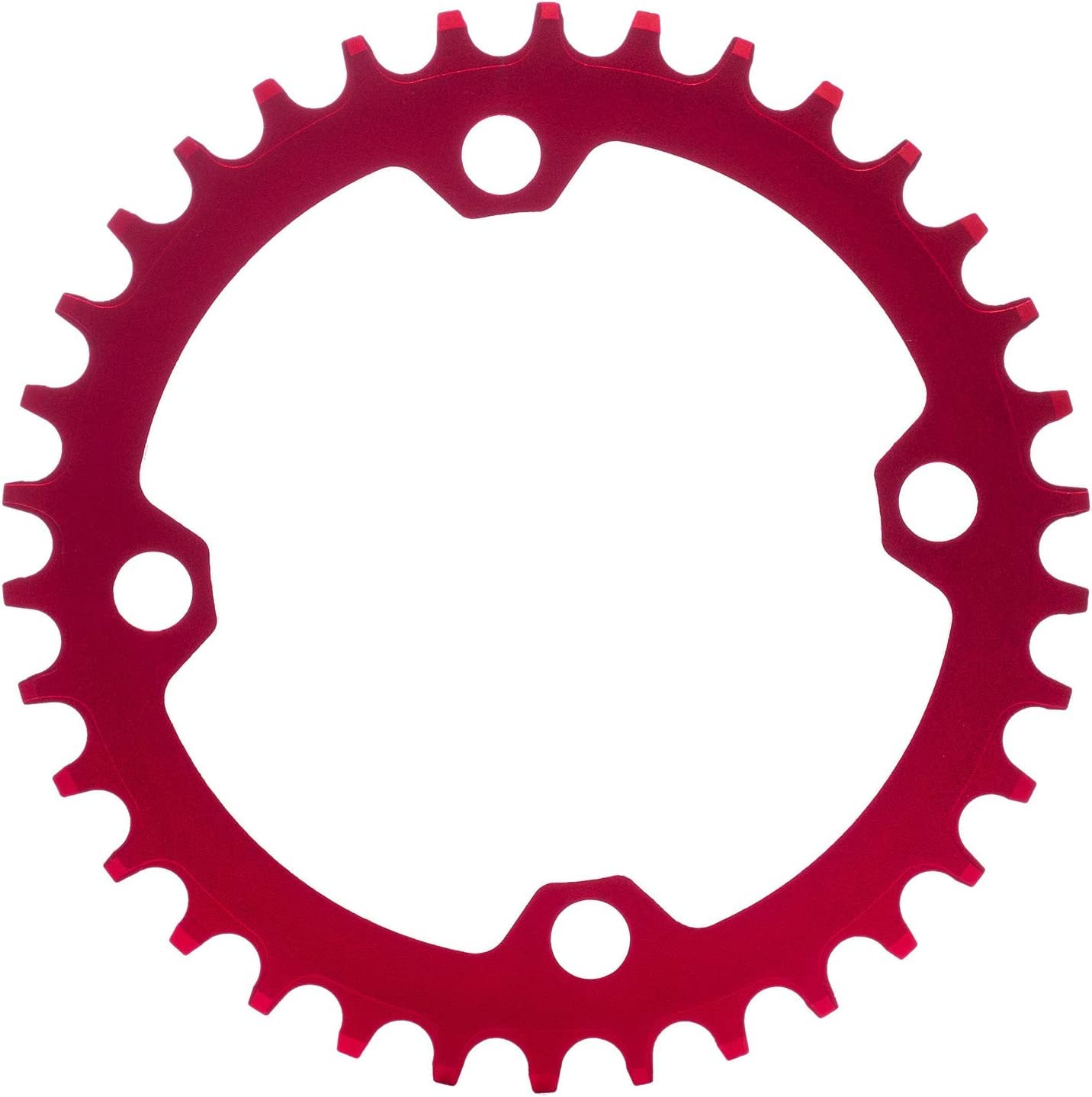 YBEKI 7075-T6 Aluminum Narrow-Wide Chainring (32T/34T/36T/38T) - 104BCD CNC Machined MTB/Road Bike Chainwheel - Image 2