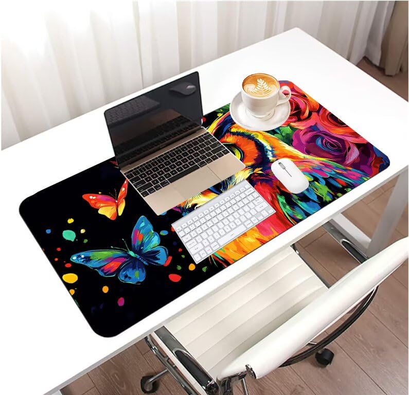 Tapis de souris papillon grand format 100cm de précision avec base en caoutchouc premium stable - 3