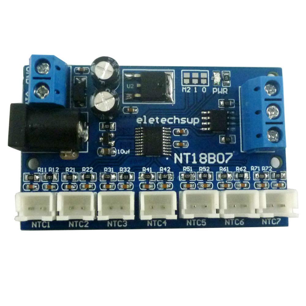 7 Channel RS485 NTC Temperature Sensor Measurement MODBUS RTU Paperless Recorder NT18B07