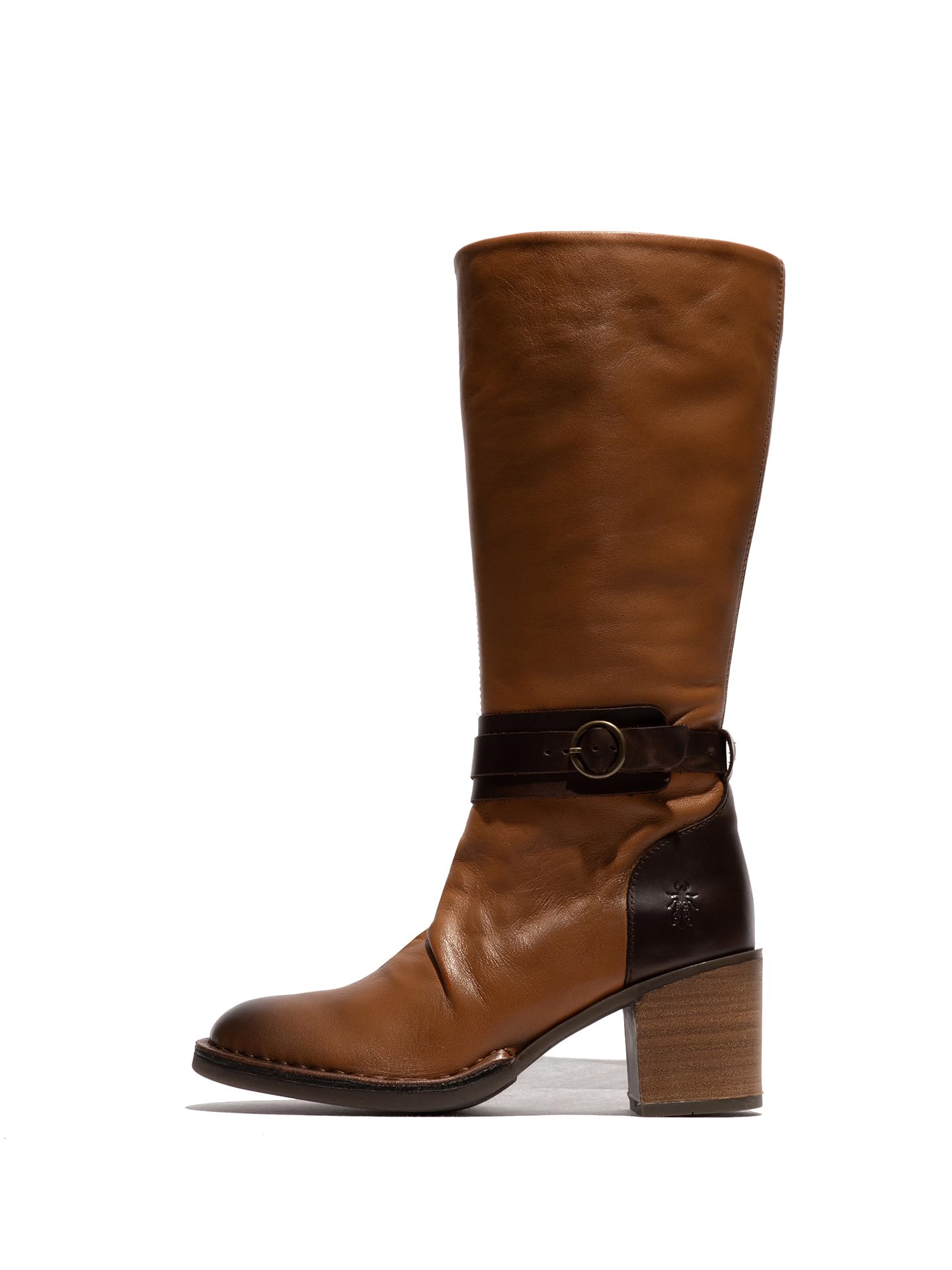 Fly London Women's BEIF165FLY Fashion Boot, Cognac/DK. Brown, 8 UK