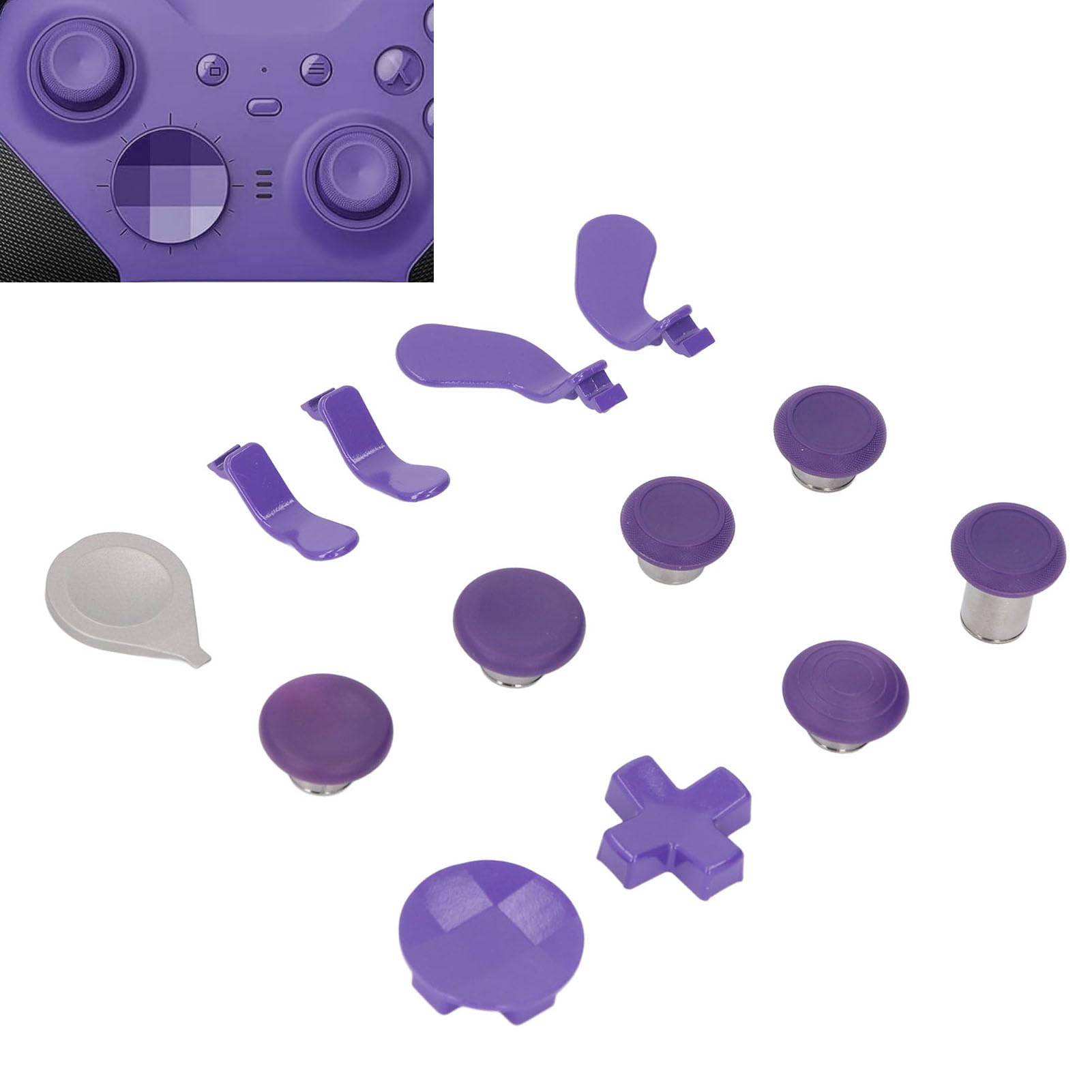 Set Levette Controller per Controller Serie 2 e Serie 2 Core, Kit di Accessori Completo con Base di Ricarica, Silicone Resistente e Acciaio Inossidabile, Ideale per i Giocatori