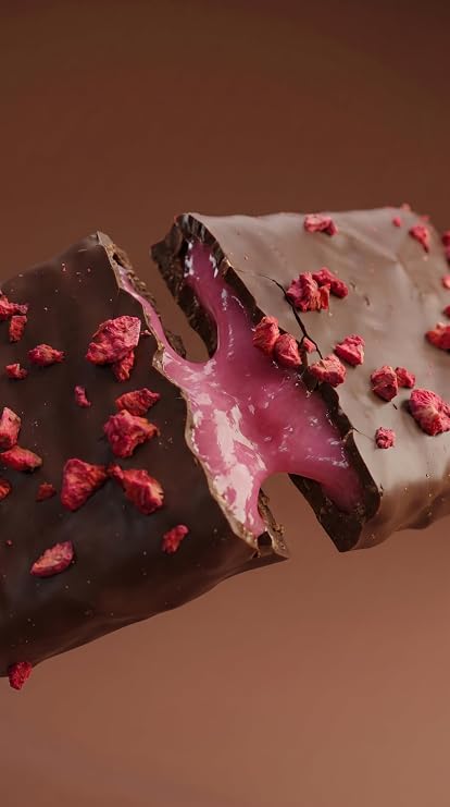 Bouchard Dark Chocolate Fruit Thins - Blueberry - Mango - Raspberry - 21.2 OZ (1.3 LB/600g)