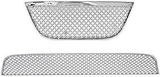 CAR SAAZ Bentley Style 2pcs Front Grill Chrome Compatible with Santro Type 2(2008-2015)