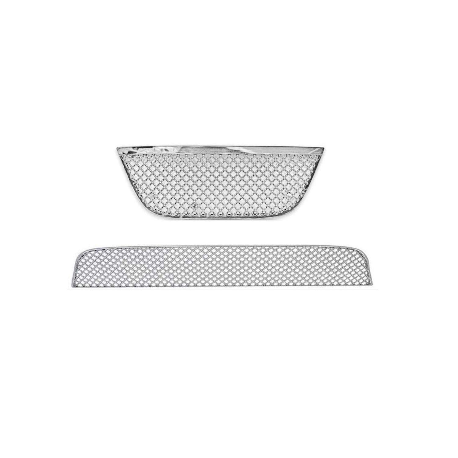 CAR SAAZ Bentley Style 2pcs Front Grill Chrome Compatible with Santro Type 2(2008-2015)