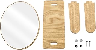 DOITOOL Espejo de tocador de madera para maqu...