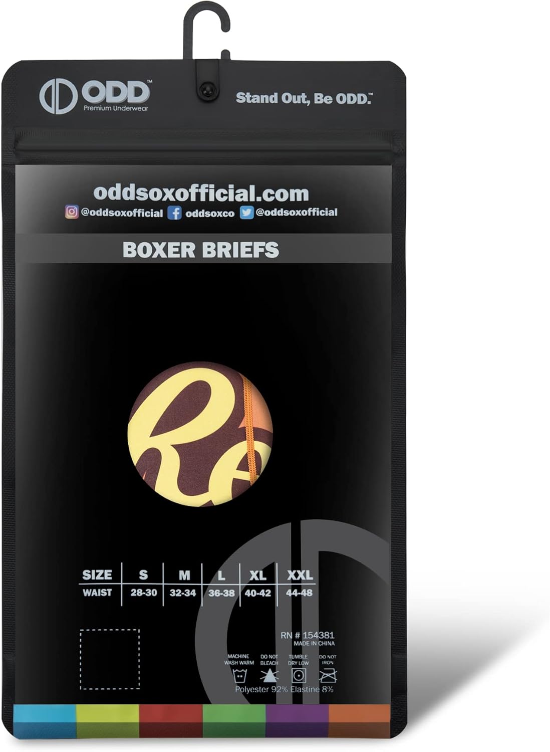 Odd Sox, Fun Boxer Briefs for Men, Reese's Peanut Butter Cups, Twizzler Logo Prints - Image 6