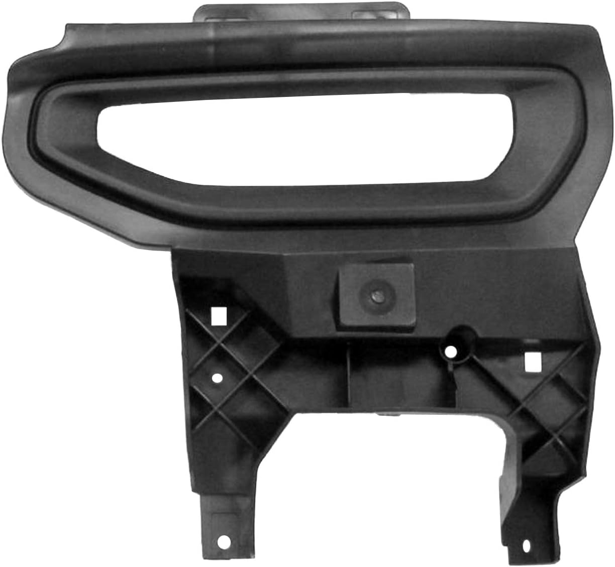 2016-2018 Gmc Sierra Front Driver Side Fog Light Bezel; For 1500 Series; Textured Black; Made Of Pp Plastic Partslink GM1038219