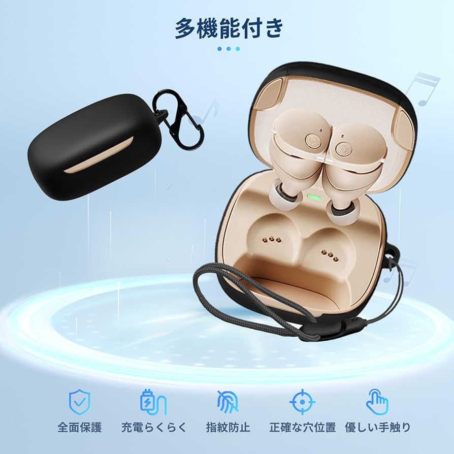 （ぱん花様用） athcks50tw2 キャリングケース付き Amazon | For オーディオテクニカ ATH-CKS50TW2 用 ケース