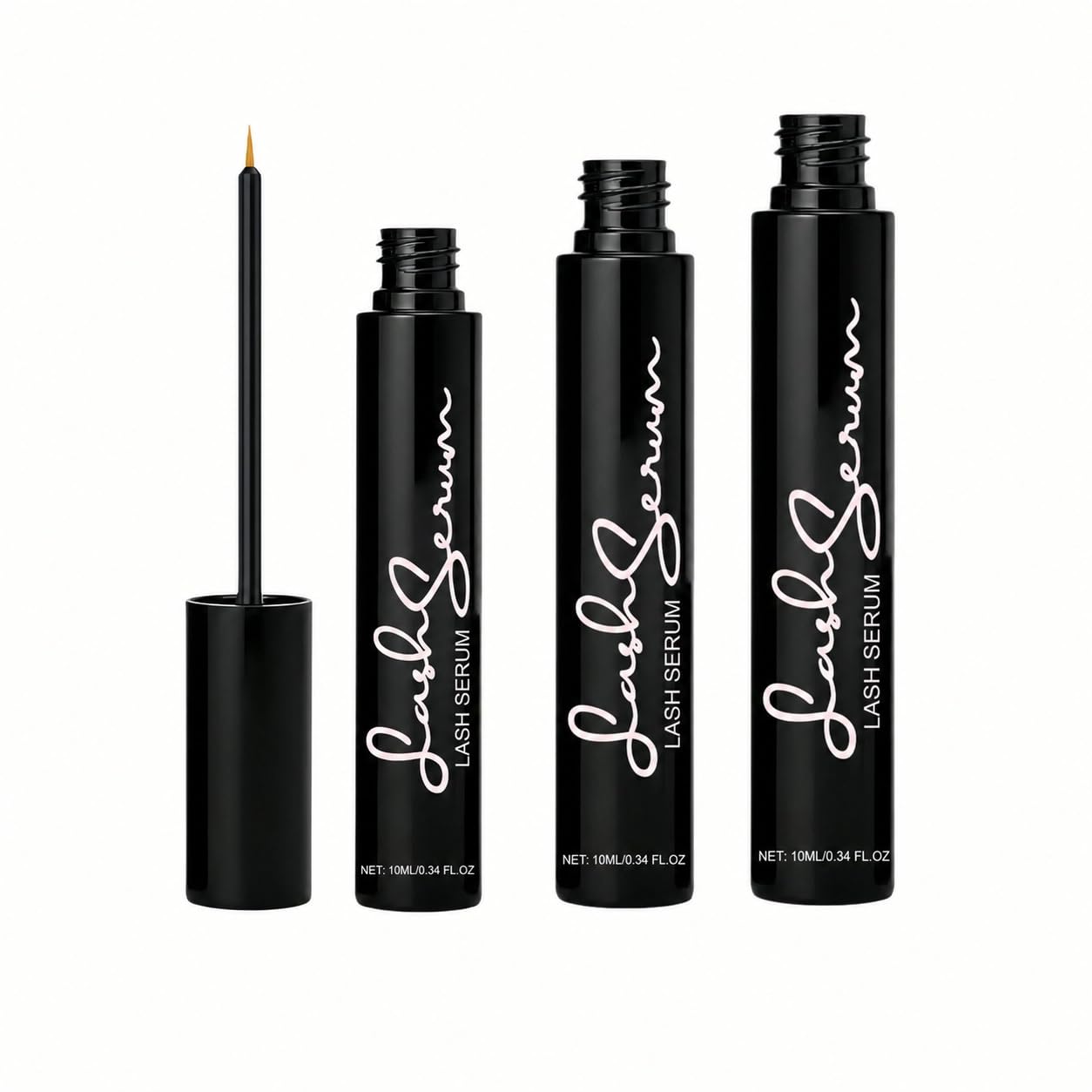 Sinsnlashes Wimpernserum – Natürliche Wimpernpflege für Wachstum & Dichte | Hormonfrei & Ohne Parfüm | Tägliche Anwendung (3 pcs)