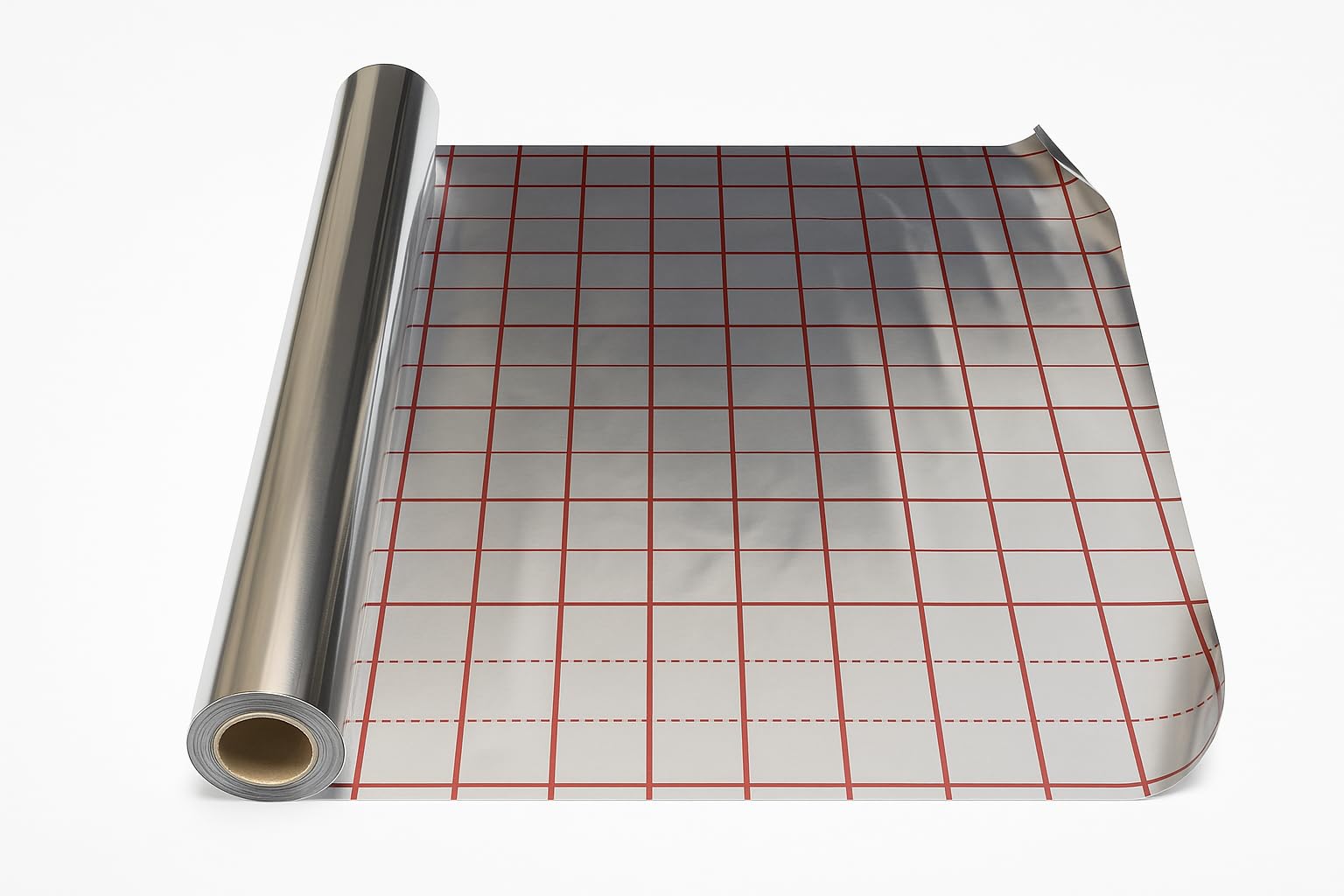 Wärmer System Underfloor Heating Aluminium Superfoil 1mx50m Roll-Reflective Insulation Foil
