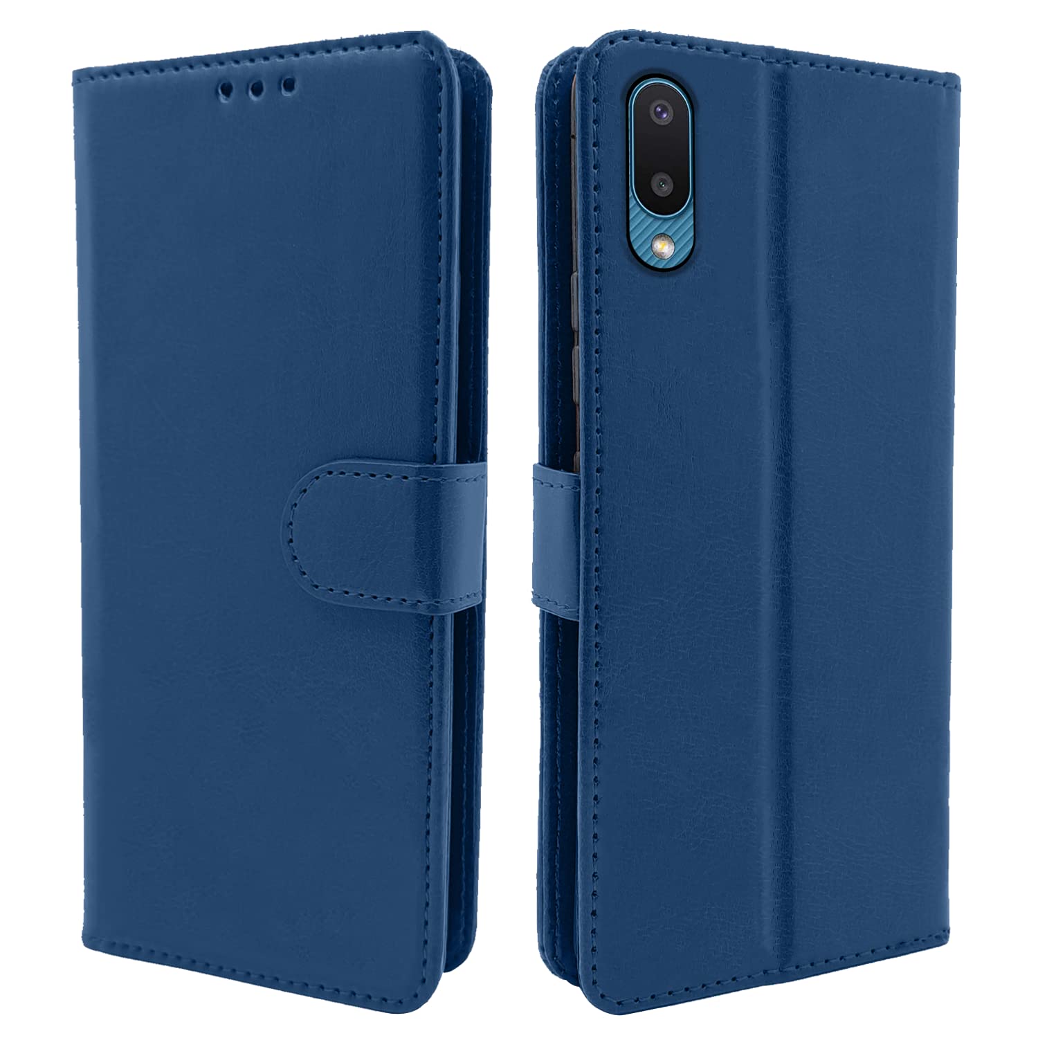 Pikkme Galaxy M02 Leather Magnetic Flip Wallet Case Cover for Samsung Galaxy M02 (Blue) (B08WF74Z71) Amazon Price History, Amazon Price Tracker