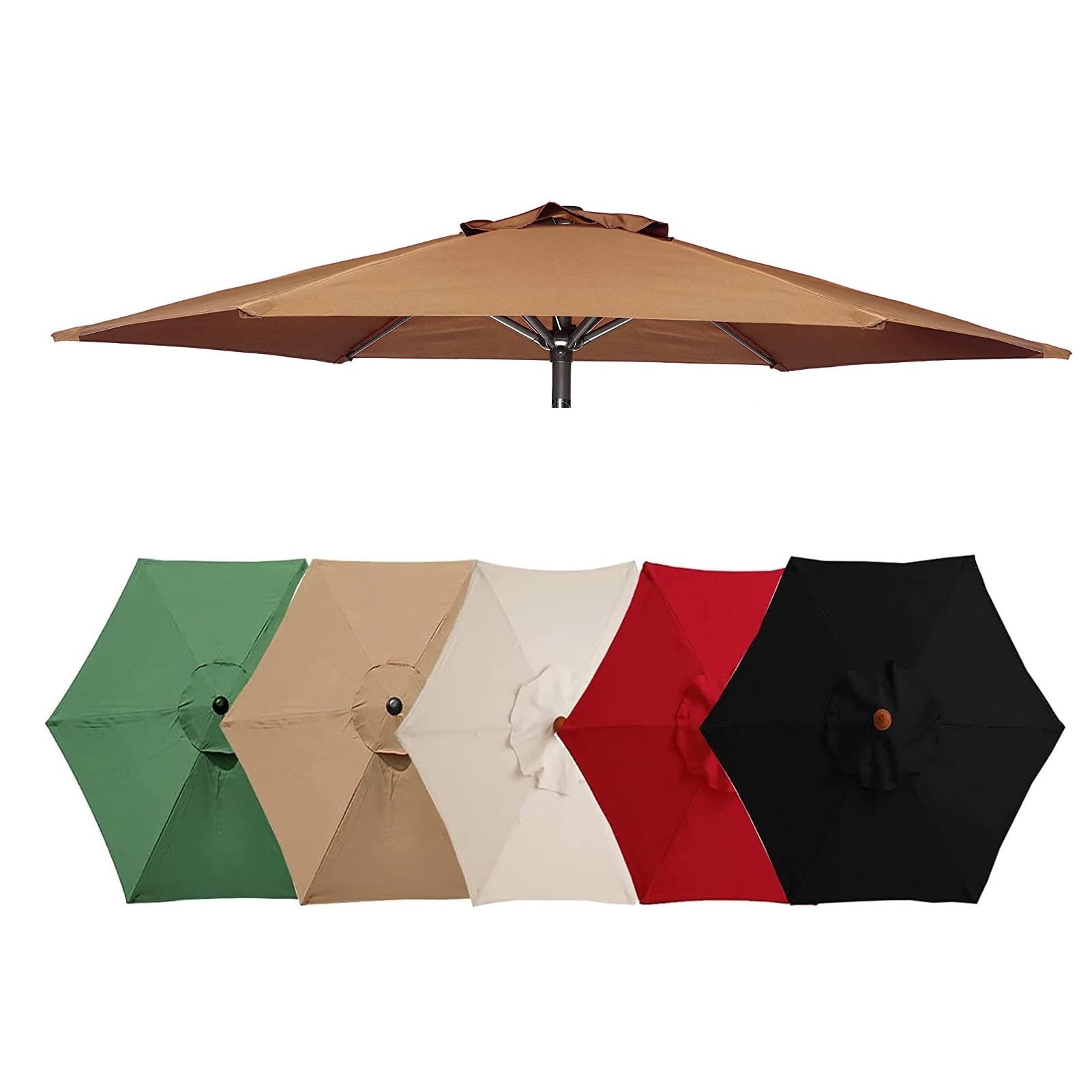 Toile de rechange pour parasol de 2,7 m : fraîcheur pour vos repas