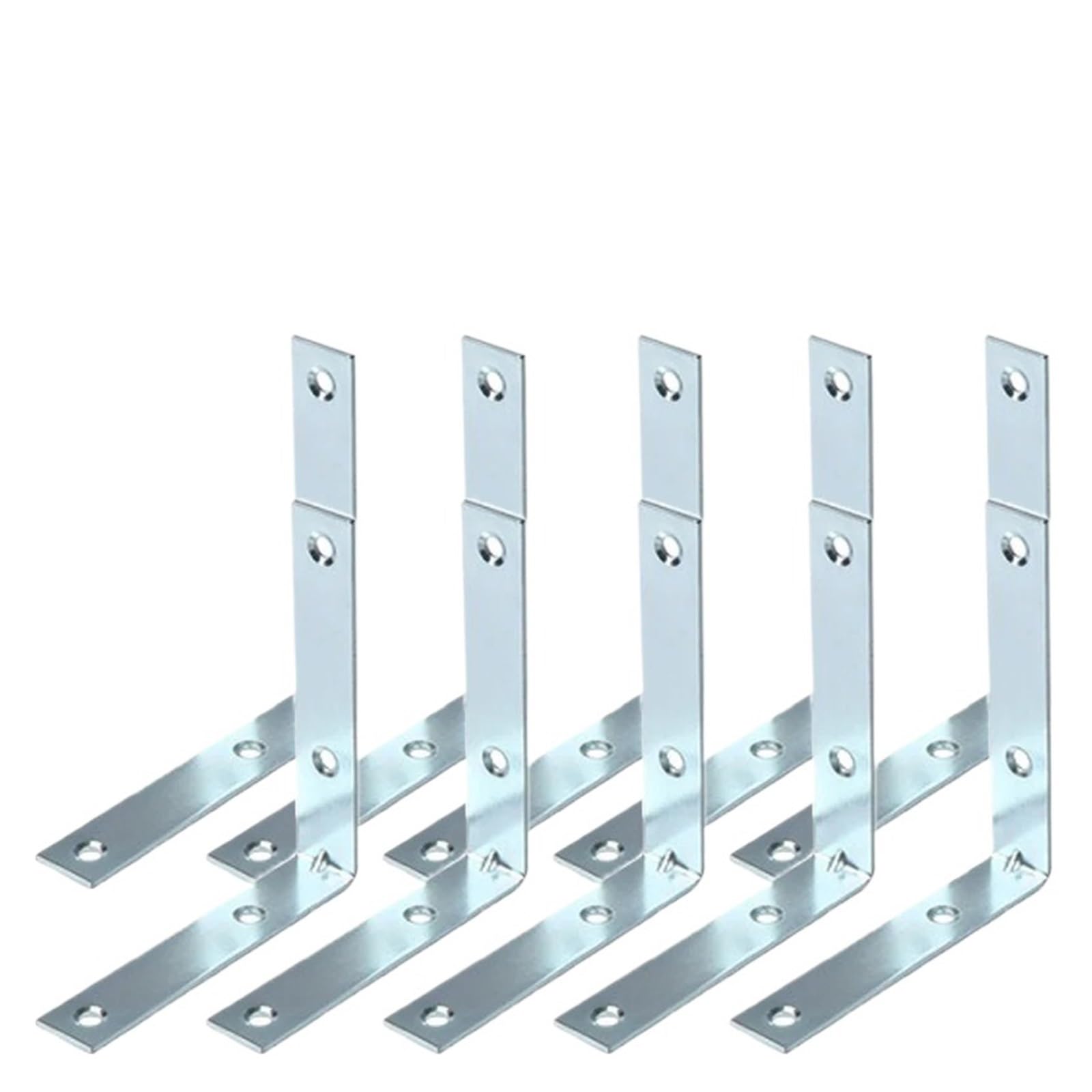 Fhdbekdcldm 10Pcs-50Mm L Brackets, Compatible With Cabinet Bookshelf Table Chair