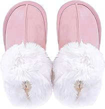 DOCOSS Warm Winter Indoor Shoes for Women Men/Indoor Slippers for Girls, Boys/Home Bedroom Indoor Slippers Warm Slippers Winter