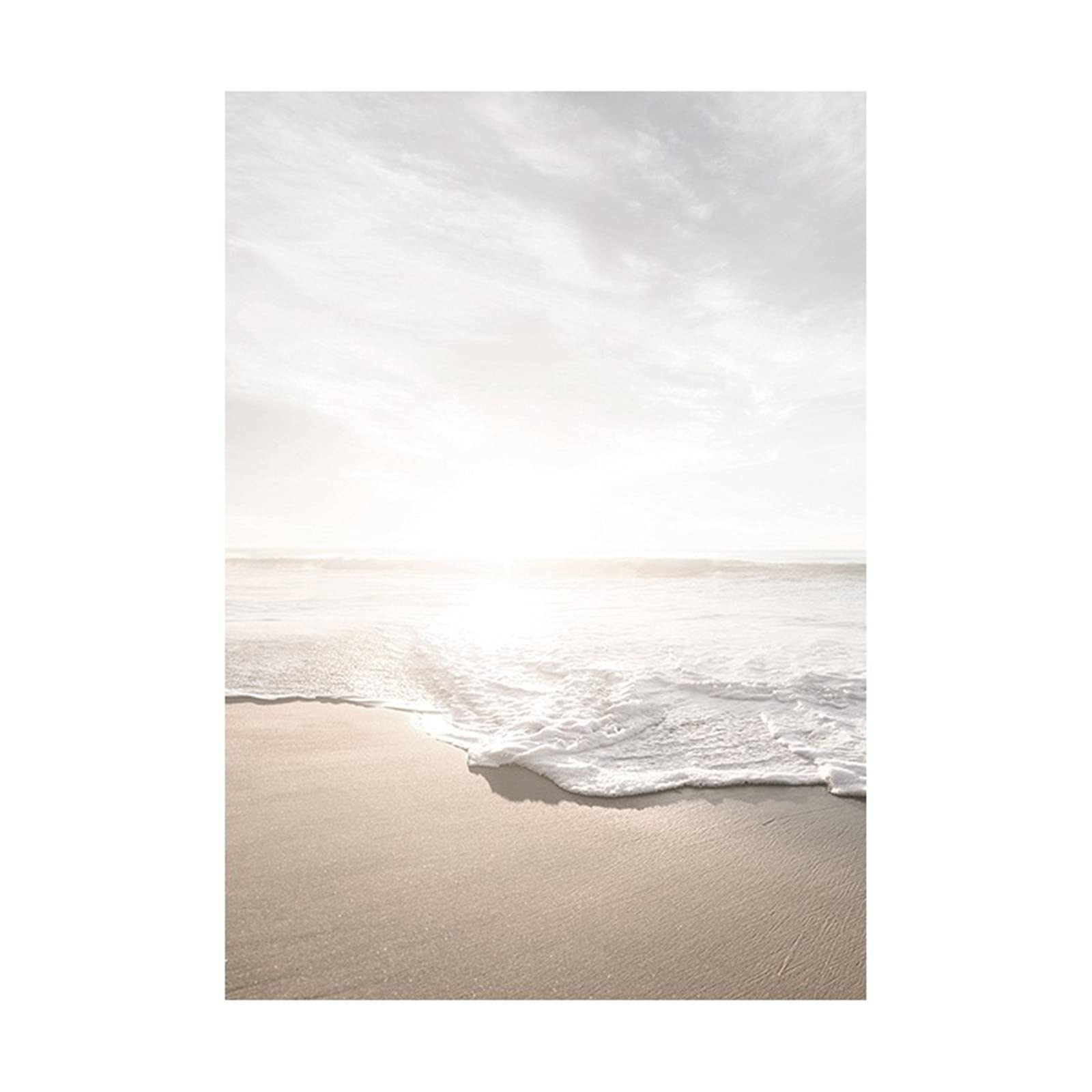 SWECOMZE Set di 3 poster decorativi per soggiorno, camera da letto, tramonto, spiaggia, elegante, senza cornice, 50 x 70 cm