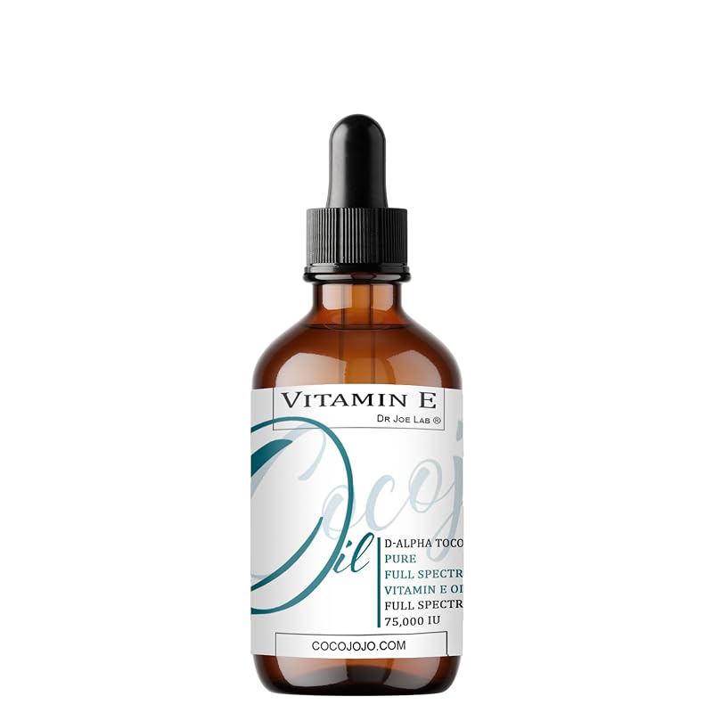 Óleo de vitamina E cocojojo para rosto, corpo e cabelos, óleo de amêndoas prensado a frio e não refinado, 120 mL