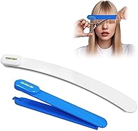 Vista 1 de Herramientas profesionales para el peinado: kit de capas y recorte de bricolaje con clips, guía para flequillo, capas, puntas abiertas - azul