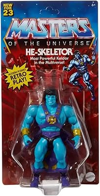 Masters of the Universe Origins He-Skeletor Keldor 5.5â€˜ Action Figure, Blue
