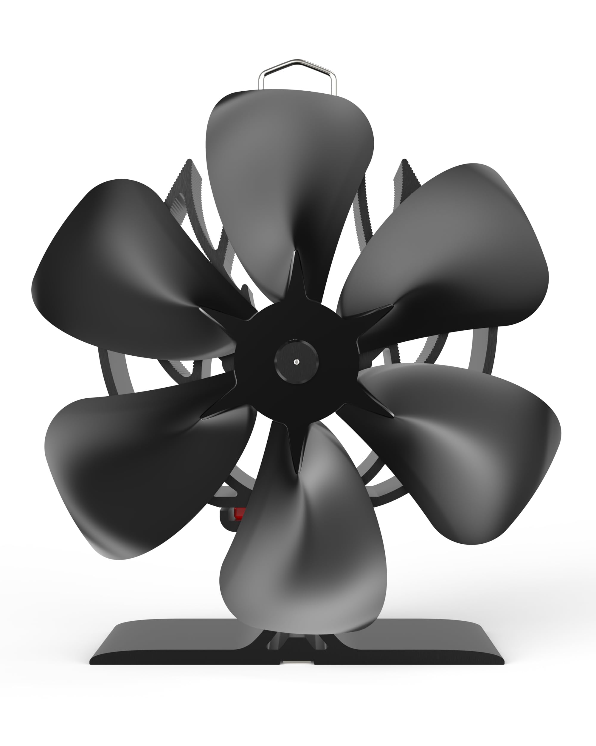 Signstek Ofenventilator, Kaminventilator wärmebetrieben ohne Strom für Holzöfen, 6 Blättern Ofen Ventilator für Kamin/Kaminofen