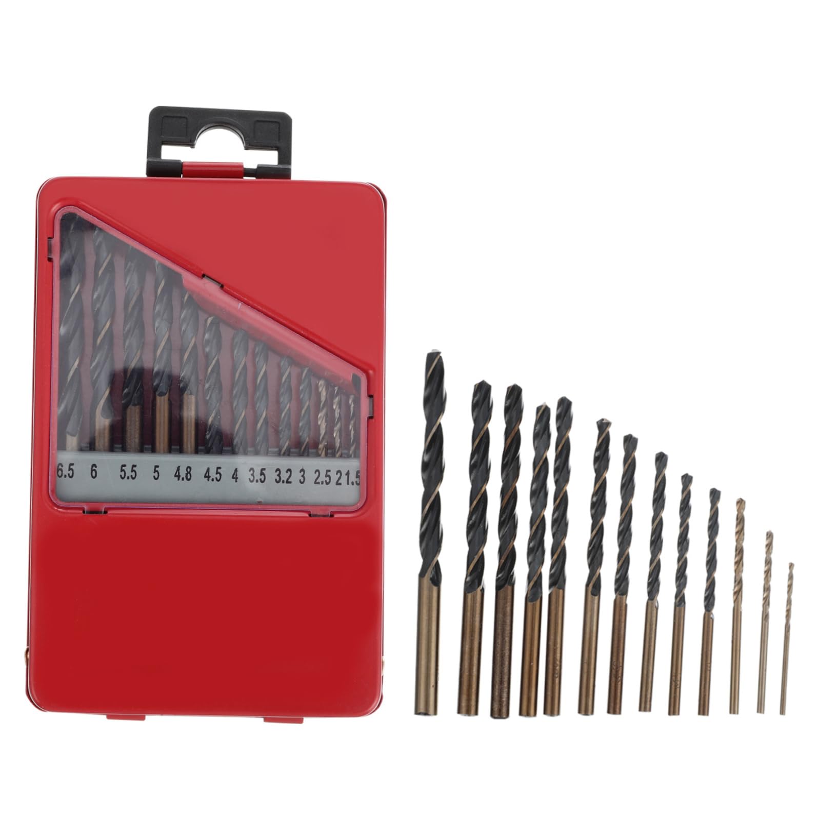 SEWACC Twisted Drilling Bit Set 13pcs Drilling Bits for Masonry Steel Wood Plastic