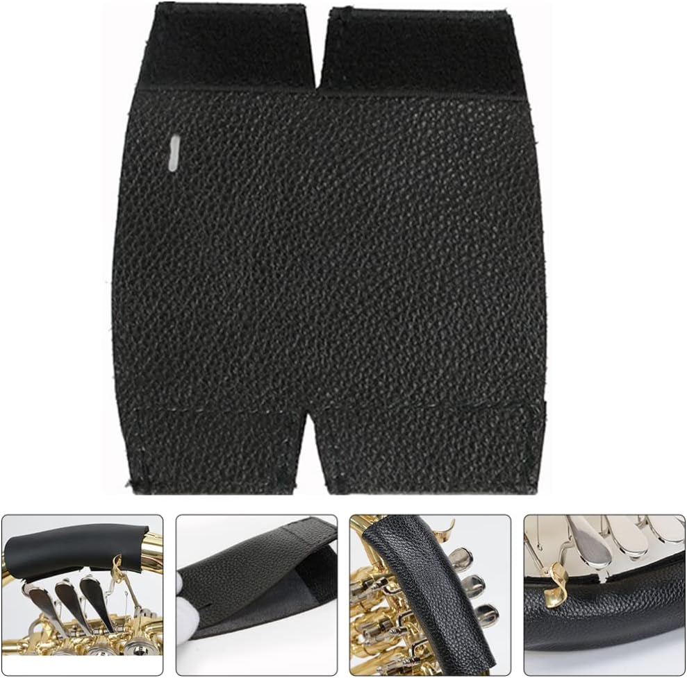 French Horn Hand Guard Cowhide French Horn Hand Pad Wrap Handle Cover Protector for Musical Instruments Horn Accessory : Musical Instruments