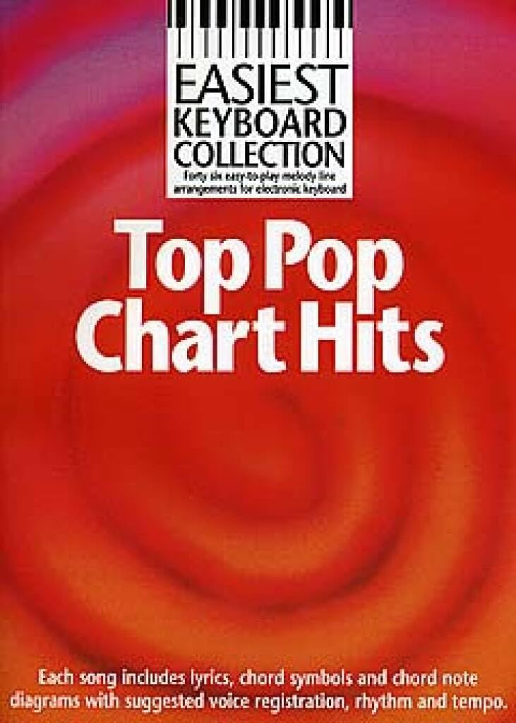 Easiest Keyboard Collection: Top Pop Chart Hits Book [Softcover] Keyboard Wise P