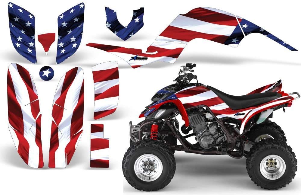 Kit graphique ATV Yamaha Raptor 660 2001-2005 autocollant carrosserie AMR Racing