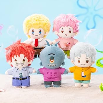 POPMART SpongeBob ぬいぐるみペンダント SPONGEBOB SQUAREPANTS COTTON DOLL PENDANT 🤪F is for friends