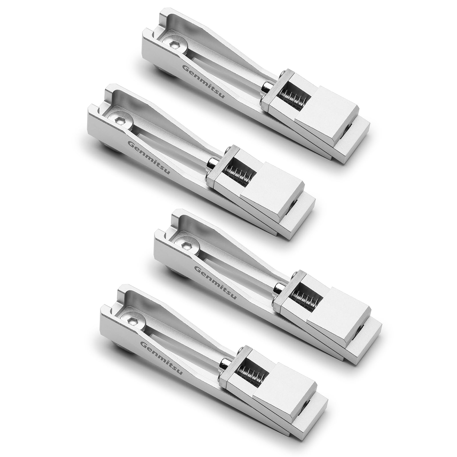 Genmitsu Upgrade CNC Router Vise Clamp for Large Woodworking & Metalworking Project, Low Profile Aluminum Toe Clamp, Size 4.2" x 0.9" x 0.6" (106mm x