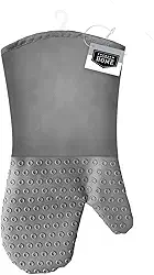 Luva Térmica de Silicone Super Luxo - Cinza | Premium Home (Ref. 413-CZ)