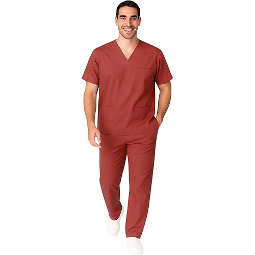 M&M SCRUBS Men Scrub Set Medical Scrub Top and Pants