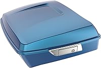 Vista 312 de Harley Tour Pack, equipaje desmontable Razor Tour Pack Maleta para Harley Touring Street Glide, Electra Glide, Road King, Road Glide Special Azul