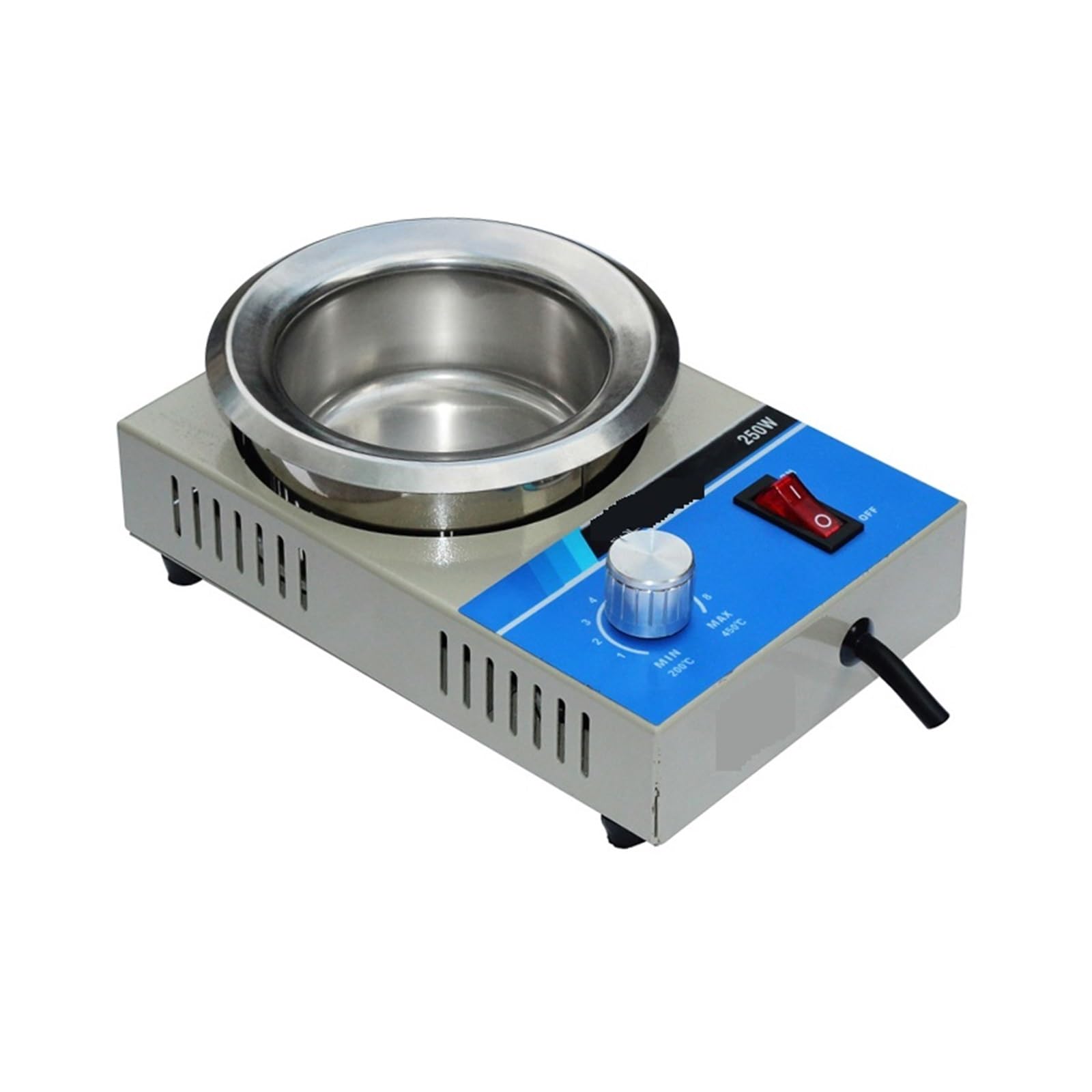 Tygiel lutowniczy, 200W Micro bezołowiowy topnik lutowniczy Mini tygiel lutowniczy odporny na wysoką temperaturę do spawania małych płytek PCB Narzędzia lutownicze(ZB50C Lead)